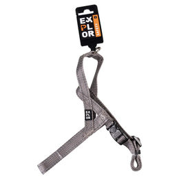 Produktbild von Duvo+ Sicherheitsgeschirr Chest Safety für kleine Hunde aus Nylon grau Größe S