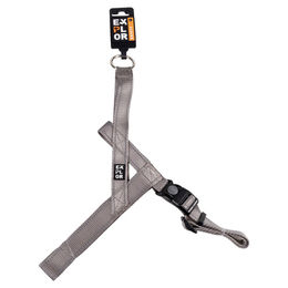 Produktbild von Duvo+ Sicherheitsgeschirr für Hunde aus Nylon Grau Größe L