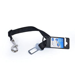 Duvo+ Sicherheitsgurt für Hunde aus Nylon in Schwarz 2,5 cm Breite – Bild 1 von 2