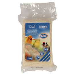 Duvo+ Sisal Nestbau-Material für Vögel Weiß 100 g - 100 g – Bild 1 von 4