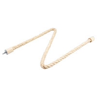 Produktbild von Duvo+ Sitzstange Schaukel aus Baumwolle und Sisal in Beige für Nager
