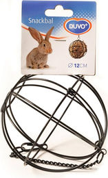 Duvo+ Snackball Heuraufe aus Metall für Kaninchen Meerschweinchen und Ratten 12 cm – Bild 1 von 3