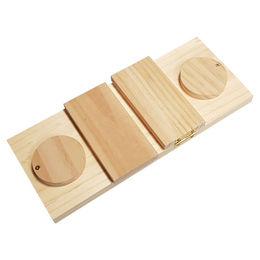 Duvo+ Sniffle n Snack Puzzle Dan Intelligenzspielzeug aus Holz für Kaninchen und Nagetiere 28 x 12 cm – Bild 1 von 3