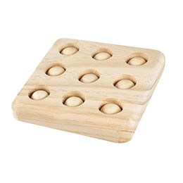 Duvo+ Sniffle n Snack Puzzle Gus Intelligenzspielzeug aus Holz für Kaninchen Beige - 1 Stk. – Bild 1 von 2