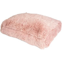 Produktbild von Duvo+ Snug Hundekissen aus Plüsch rechteckig Rosa Größe M 76x56x13cm