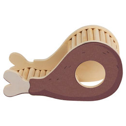 Duvo+ Spielhaus Drumstick aus Holz als Knabberspielzeug für Nagetiere und Kleinsäuger – Bild 1 von 7