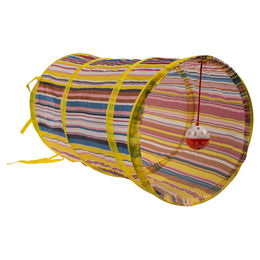 Produktbild von Duvo+ Spieltunnel aus Nylon in Gelb - 55 cm