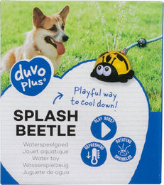 Duvo+ Splash Käfer Wasserspielzeug für Hunde aus Kunststoff Gelb/Schwarz – Bild 1 von 6