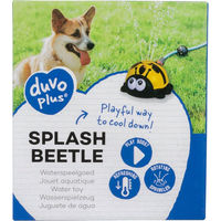 Produktbild von Duvo+ Splash Käfer Wasserspielzeug für Hunde aus Kunststoff Gelb/Schwarz