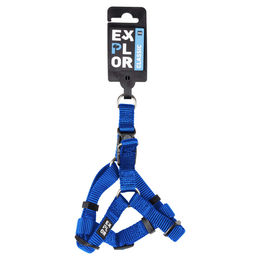 Produktbild von Duvo+ Step in Fashion Hundegeschirr aus Nylon Blau Größe XXS