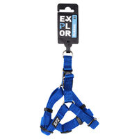Produktbild von Duvo+ Step in Fashion Hundegeschirr aus Nylon Blau Größe XXS