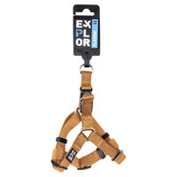 Produktbild von Duvo+ Step in Fashion Hundegeschirr aus Nylon Braun Größe XS
