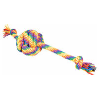 Produktbild von Duvo+ Sweater Seilball Buntes Tauspielzeug aus Stoff für Hunde