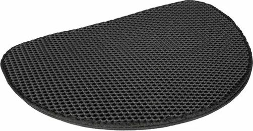 Duvo+ Swift Katzenstreu-Matte Halbkreis Schwarz – Bild 1 von 6