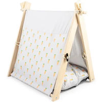 Produktbild von Duvo+ Tipi Schlafplatz für Kaninchen und Kleinsäuger mit Kissen 35 x 41 x 43,5 cm