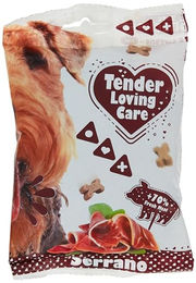 Duvo+ TLC Soft Snack Serrano Hundesnack mit hohem Fleischanteil für Junior Hunde, glutenfrei und hypoallergen, 100 g - 100 g – Bild 1 von 6
