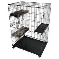 Produktbild von Duvo+ Topline Katzenbox mit 2 Türen Schwarz Größe L