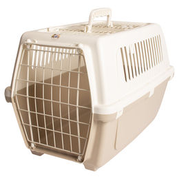Duvo+ Transportbox Roadster Mocaccino mit Metalltür für kleine Hunde – Bild 1 von 5
