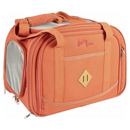 Duvo+ Transportbox Trail für Hunde kleiner Rassen und Katzen in Orange aus Stoff, 48 x 25 x 32 cm – Bild 1 von 2