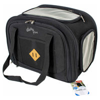 Produktbild von Duvo+ Transportbox Trail für kleine Hunde und Katzen, Schwarz, Polyester