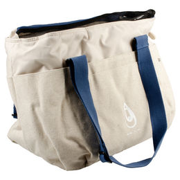 Duvo+ Transporttasche Saint-Tropez 2-in-1 für kleine Hunde und Katzen beige wasserdicht – Bild 1 von 7