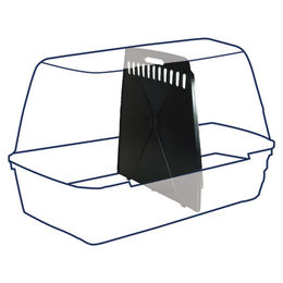 Duvo+ Trennwand für Hundetransportbox aus Kunststoff Schwarz – Bild 1 von 2