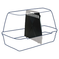 Produktbild von Duvo+ Trennwand für Hundetransportbox aus Kunststoff Schwarz