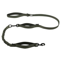 Produktbild von Duvo+ Ultimate Fit 2in1 Hundeleine reflektierend mit Neopren Undercover Green 180 cm - 1,8 m