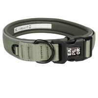 Produktbild von Duvo+ Ultimate Fit Comfy Classic Hundehalsband mit Reflektoren wasserabweisend Grün Größe XL