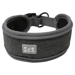 Duvo+ Ultimate Fit Control Hundehalsband XS Silber Grau reflektierend aus Neopren wasserabweisend - 1 Stk. – Bild 1 von 3
