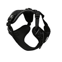 Produktbild von Duvo+ Ultimate Fit No-Pull Hundegeschirr Fashion Granit Schwarz XL wasserfest