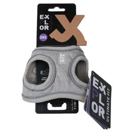 Duvo+ Ultimate Fit Norwegergeschirr für kleine Hunde aus Neopren Grau Größe XS - 1 Stk. – Bild 1 von 3