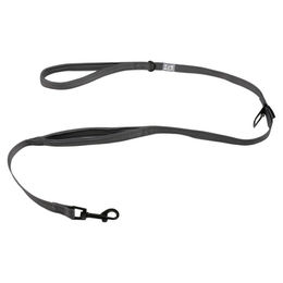 Duvo+ Ultimate Fit On-The-Road Hundeleine mit Sicherheitsgurtzunge und Neopren, Silber Reflektierend, 130 cm – Bild 1 von 3