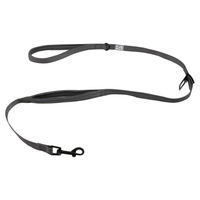 Produktbild von Duvo+ Ultimate Fit On-The-Road Hundeleine mit Sicherheitsgurtzunge und Neopren, Silber Reflektierend, 130 cm