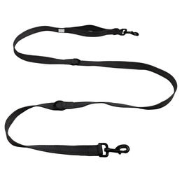 Duvo+ Ultimate Fit Schleppleine für Hunde mit Neopren in Grau Schwarz 220cm – Bild 1 von 2