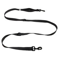 Produktbild von Duvo+ Ultimate Fit Schleppleine für Hunde mit Neopren in Grau Schwarz 220cm