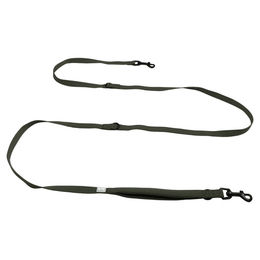 Duvo+ Ultimate Fit Schleppleine für Welpen aus Neopren Grau Schwarz 220 cm – Bild 1 von 2