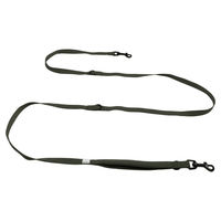 Produktbild von Duvo+ Ultimate Fit Schleppleine für Welpen aus Neopren Grau Schwarz 220 cm