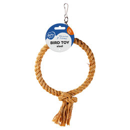 Duvo+ Vogel Spielzeug Ringseil aus Sisal Beige – Bild 1 von 2