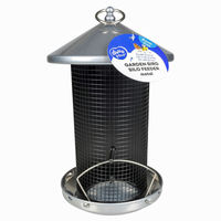 Produktbild von Duvo+ Vogelfutterspender Silo aus Metall in Schwarz