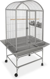 Duvo+ Vogelkäfig Loft Chico für Papageien aus Metall Silber 71 x 56 x 159 cm – Bild 1 von 1