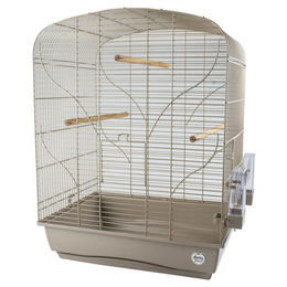 Duvo+ Vogelkäfig Bella Mocha Braun für Kanarienvögel 54 x 39 x 71 cm – Bild 1 von 2