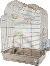 Duvo+ Vogelkäfig Eliza Mocha für Kanarienvögel und Wellensittiche 54x34x75 cm – Bild 1 von 2
