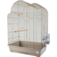 Produktbild von Duvo+ Vogelkäfig Eliza Mocha für Kanarienvögel und Wellensittiche 54x34x75 cm