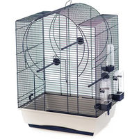 Produktbild von Duvo+ Vogelkäfig Emma 2 Grau/Blau aus Metall mit 45x32x64cm