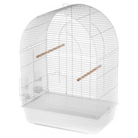 Produktbild von Duvo+ Vogelkäfig Lusi 3 Weiß 54x34x75cm aus Metall