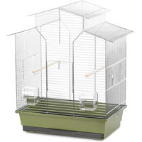 Produktbild von Duvo+ Vogelkäfig Natural Iza für Wellensittiche Kanarienvögel und Agaporniden olivgrün 51 x 30 x 60,5 cm