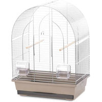 Produktbild von Duvo+ Vogelkäfig Natural Lusi für Wellensittiche und Kanarienvögel 36x25x53cm mokka/zinc - 36 cm