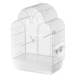 Produktbild von Duvo+ Vogelkäfig Sonia weiß aus Metall 45x28x63cm