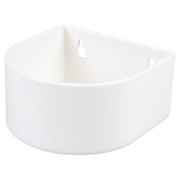 Produktbild von Duvo+ Wandhalter für Refresh-Glas in Weiß aus Kunststoff für Hunde